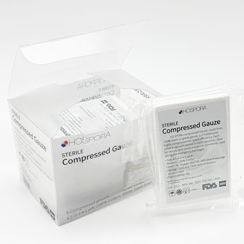 Cotton Z Folded Sterile Compressed Gauze, 4.5 in x 4.1 Yards, 5