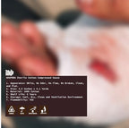 HOSPORA Sterile 100% Cotton Z Folded Compressed Gauze Pad, 4.5 in x 4.1 Yards (Pack of 5)