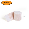 Hospora Latex-Free Cotton Elastic Bandage Wrap with Hook & Loop Closure