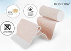 Hospora Latex-Free Cotton Elastic Bandage Wrap with Hook & Loop Closure